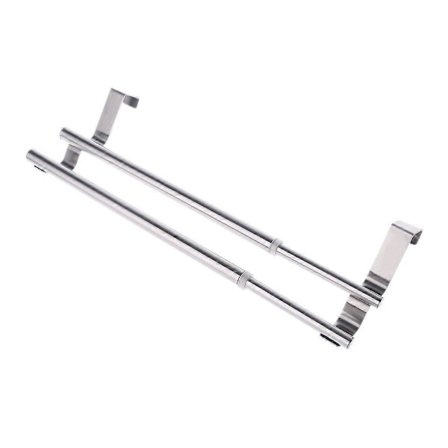 Udtrækkelig håndklædestang til dør, hængende holder, badeværelse, køkken, hotel, skab