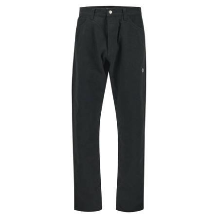 Moncler, Straight Trousers Zwart, Heren, Maat:M