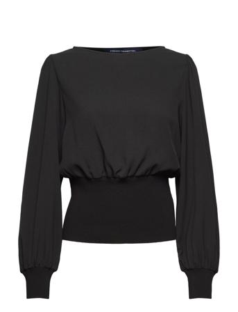 Krista Knits Slash Neck Jumper Pullover Svart French Connection