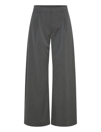 Weekday Low Waist Wide Suiting Trousers - Grey - 38