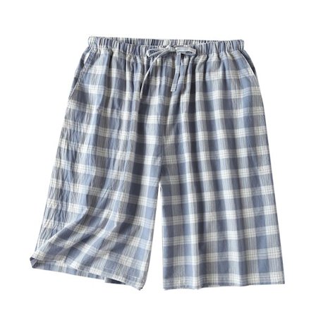 Miesten kudotut joustavat pyjama-shortsit