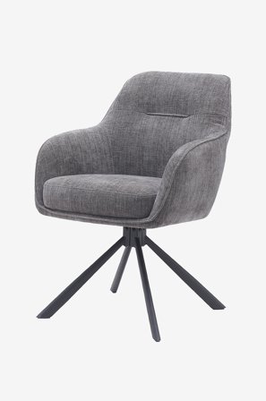 Håum - Tuoli 2-pack Partille - Harmaa - Käsinojalliset tuolit - - Homeroom