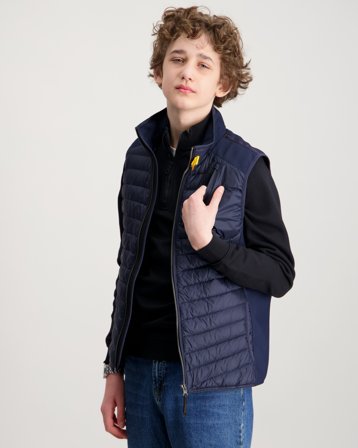 Parajumpers ZAVIER - BOY Niebieski Kamizelki Chłopiec - Kids Brand Store