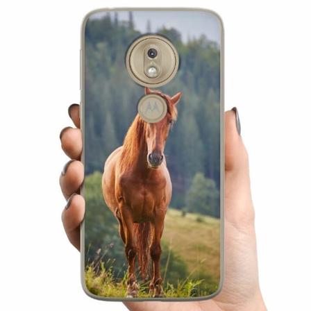 Motorola Moto G7 Play Tpu Mobilskal Hästar