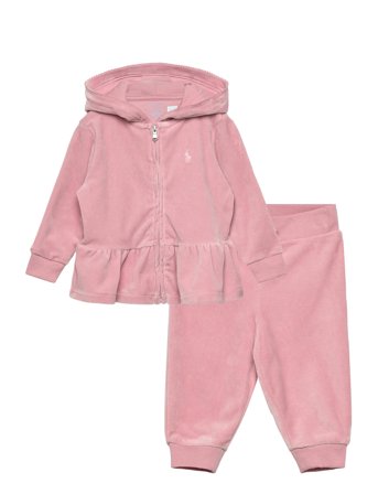 Ralph Lauren Baby | Velour Hoodie & Jogger Pant Set | 75-79
