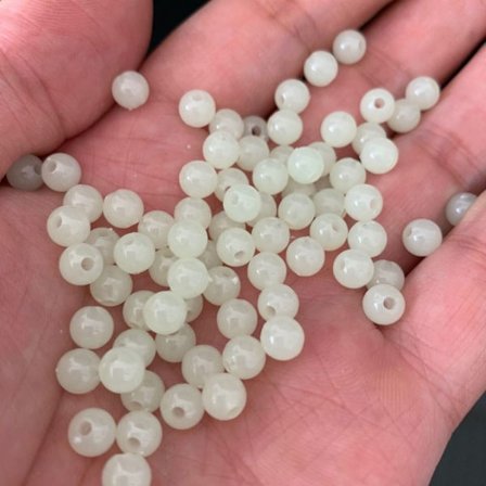 170 stk/sett Fiske myke flyter Perler hard gummi 10MM-100STK