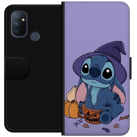 OnePlus Nord N100 Lompakkokotelo Stitch noita