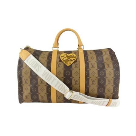 Louis Vuitton Vintage, Pre-owned Canvas louis-vuitton-bags Bruin, Dames, Maat:ONE Size