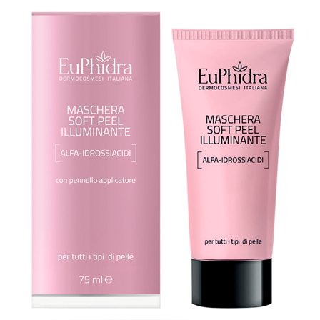 Euphidra Detergenza Maschera Soft Peel Illuminante 75ml - Maschera Illuminante viso