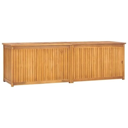vidaXL Trädgårdslåda 175x50x55 cm massiv teak