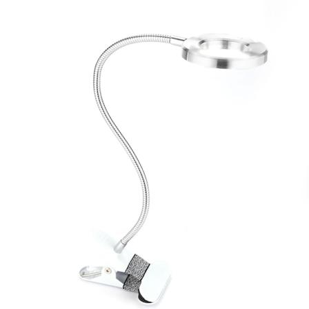 Meikkilamppu klipsulla - USB-ympyrän LED-valot kauneussalonkiin, kulmakarvoihin, huulten tatuointiin ja työpöydälle