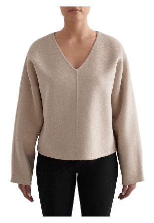 aim'n Wool Sweatshirt Tröjor Dam Beige M