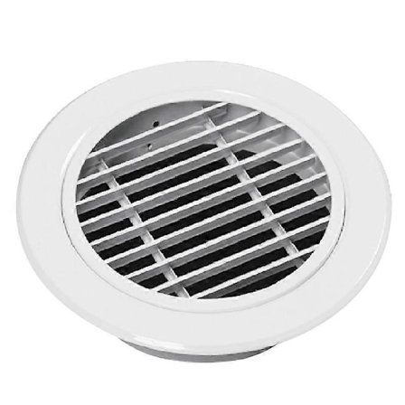 For 200mm Ventilgitterdeksel Rundt Enkeltlags Ventil Vindtett
