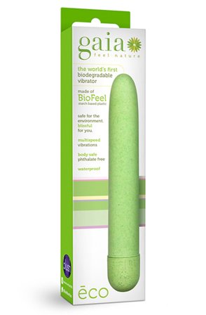 Kjøp Gaia Eco Green Recyclable Vibrator - Resirkulerbar vibrator | God pris