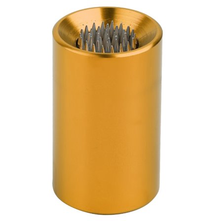 Bärbart 2-i-1 Biljardköspetsverktyg Poolköformare Reparationsskrapa Pick (Gyllene)