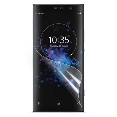 Sony Xperia XA2 Plus skærmfilm i silikone med gennemsigtigt design - Transparent Transparent