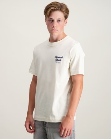 Jack & Jones JORNORREBRO TYPO TEE SS CREW NECK SN JNR Weiß T-Shirts Jungen - Kids Brand Store