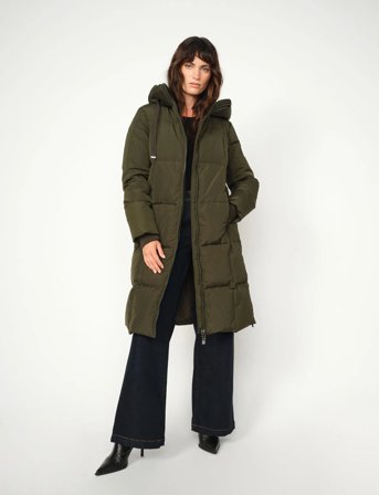 MOS MOSH Mmnova Square Down Coat - Khaki green - S