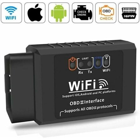 Felkodsläsare - OBD2 - WiFi - MultiBlack