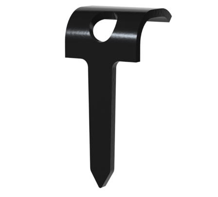 Castor TP-O-16 klammer sort (200stk)