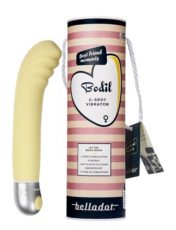Belladot Bodil G-Spot Vibrator Yellow - Yellow - ONE SIZE
