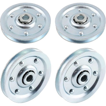 St Lagerhjul Viktlyftblock, V-formad Stålvajerhjul, för Dörr Garage Gym Utrustning