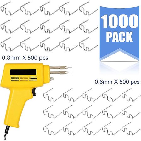 1000 st plastssvetsningsreparationsvågstift för svetsverktygssats