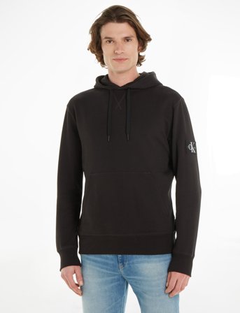 Calvin Klein Jeans Badge Hoodie - Black - S