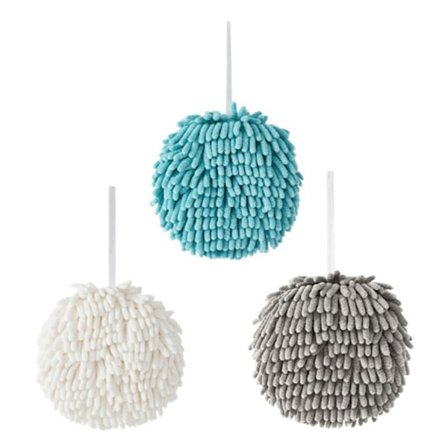 3 stk Mikrofiber Håndkle, Mikrofiber Chenille, Kjøkken Absorberende Håndklær Plysj Vaskeklut Håndkle Håndkle Svamp Hurtigtørkende Håndkle