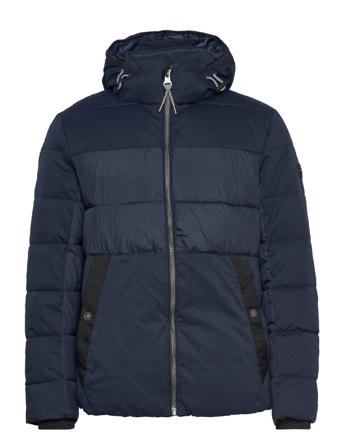 Mat Mix Puff Fodrad Jacka Navy Tom Tailor