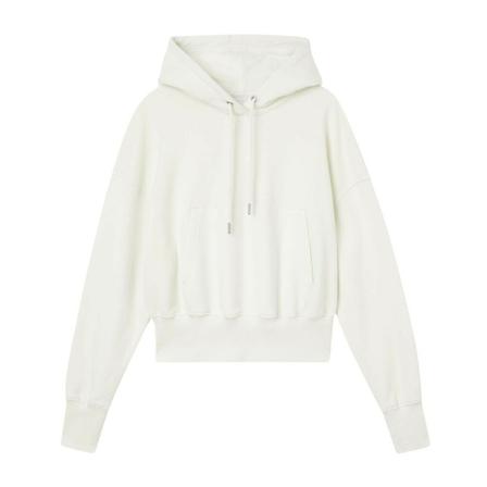 Calvin Klein Jeans Back Two Tone Monogram Hoodie Hvid, Dame