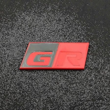 3D Metallinen GR Logo Auton Etusäleikön Tunnus Takaluukun Merkki Toyota Yaris Ch R Rav4 Corolla Revo Hilux Gr Sport Tarra Lisätarvikkeet - Täydellinen
