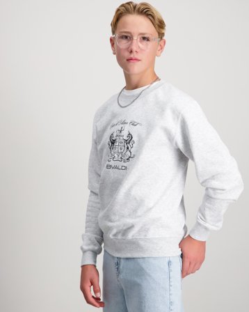BVALDI cote d'azur club crewneck Gris Pulls Garçon - Kids Brand Store