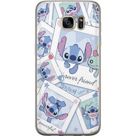 Yhteensopiva Puhelinkuori Samsung Galaxy S7 edge Unelmoivat pilvet vaaleanpunaisina, lila ja sinisen sävyissä, kimaltelevine tähtineen ja pehmeän satu