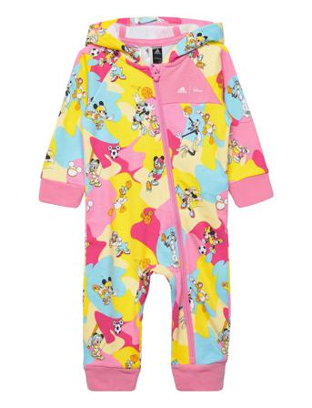 Adidas X Disney Mickey Mouse Sie Långärmad Bodysuit Multi/mönstrad Adidas Performance