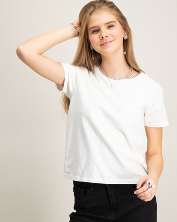 RYVLS Loose Fit Tee Vit T-shirts Tjej - Kids Brand Store