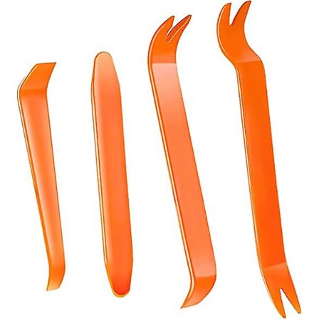 4 st bil o bilradio instrumentbräda trim borttagningsverktyg, universellt o inredning trim installationsborttagningsverktyg, professionell 