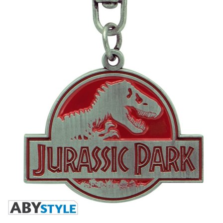 JURASSIC PARK - Nyckelring Metal logo