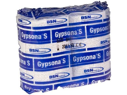 GYPSONA Kalkgips S 5cmx3m 4/fp - Lyreco - Sjukvård och omsorg - Kompression och stöd - Stöd och Gips