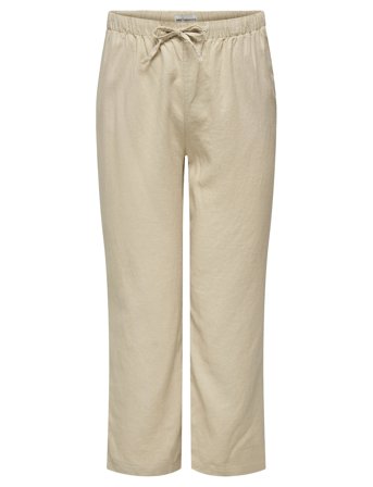 ONLY Carmakoma | Carcaro Mw Linen Bl Pull-Up Pant Tlr | 50/52
