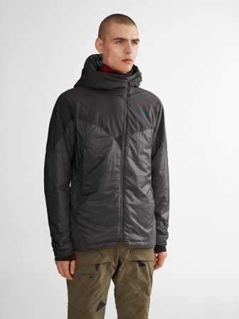Klättermusen - Alv Hoodie w zip Men's's - Raven - Men's - S