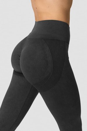 Sculpt Seamless Tights Stone Wash Black