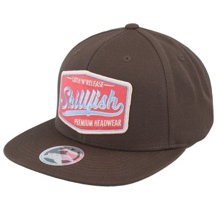 Skillfish - Brown - snapback - Cap - Premium Fishing Classic Dark Brown Snapback - Hatstore