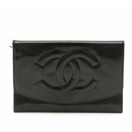 Chanel Vintage, Wallets & Cardholders Zwart, Dames, Maat:ONE Size