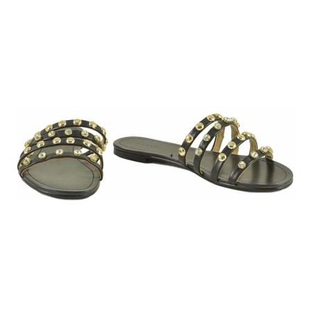 Guess, Flat Sandals Zwart, Dames, Maat:37 EU,Polyurethaan