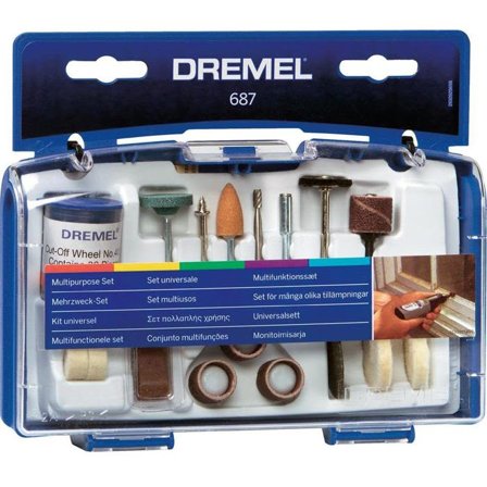 Dremel 687 Tillbehörsset 52 delar, Kapa, slipa & polera