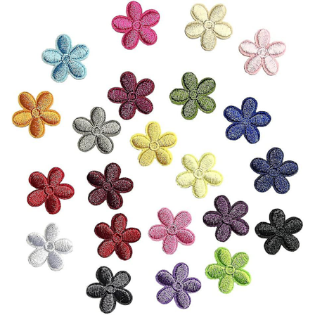 23 stk. Mini Solsikke Broderi Merke Selvklebende Broderi Tilpasset Ryggsekk Merke For Menn, Kvinner, Gutter, Jenter, Barn.