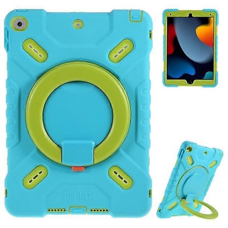 PEPKOO Kompatibel med iPad 10.2 (2021)(2020)/(2019)/Air 10.5 tum (2019) Stötsäkert skyddande silikonplastfodral för surfplatta med