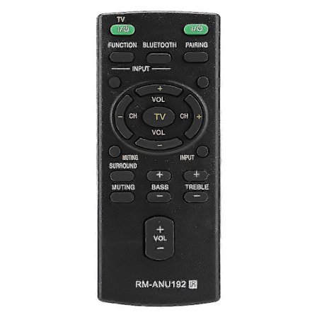 Korvaava Rm-anu192 Kaukosäädin Sony Sound Bar Sact60bt Htct60bt Sswct60 Ei Paristoa -Yx
