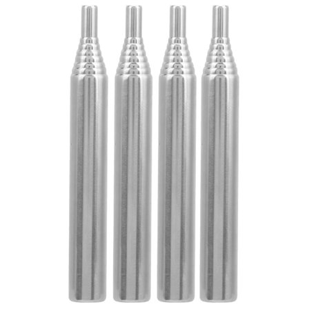 4 stk. Udendørs Sammenklappelige Ildpusterør i Rustfrit Stål Værktøj Camping Madlavning